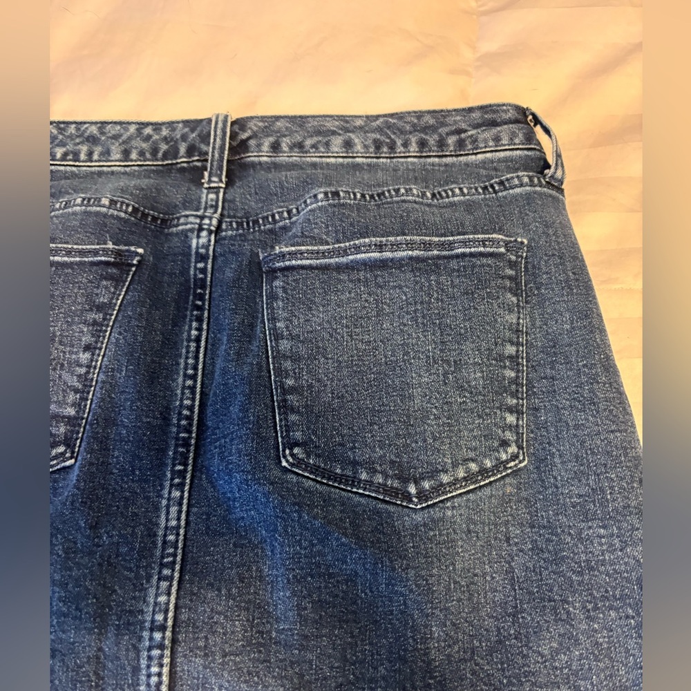 UNIVERSAL THREADS Blue Jean Fringed Skirt - Picture 9 of 11